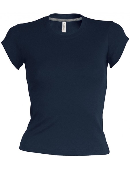 Tee-shirt femme - manches courtes - 100% coton 