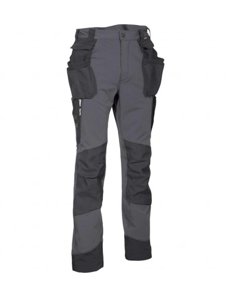 LAXBO Pantalon de travail poches genouillères 93% polyamide / 7% élasthanne - 250 g/m²