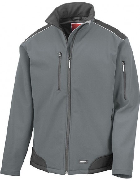Veste homme softshell 4 poches cordon taille