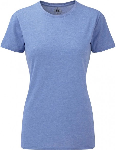 Tee-shirt femme manches courtes col rond 65% polyester / 35% coton peigné ring spun 160 g/m²