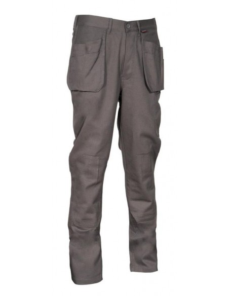 ZIMBABWE Pantalon de travail 100 % coton + inserts genouillères - 270 g/m²