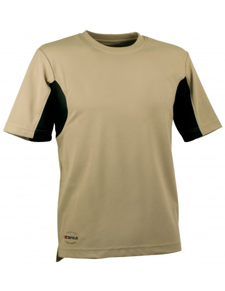 CARRIBEAN Tee-shirt de travail manches courtes 100 % cooldry® respirant séchage rapide