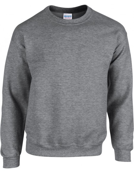 Sweat-shirt manches droites 50% coton 50% polyester